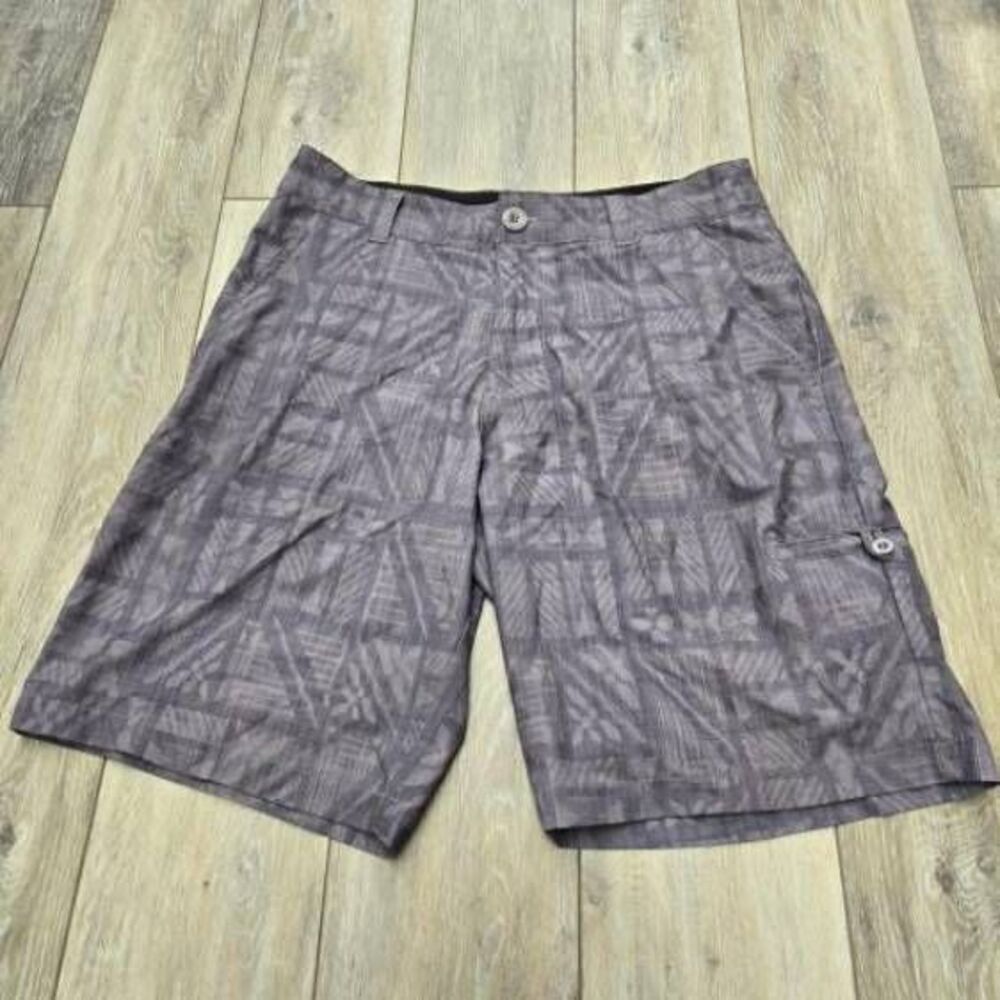 Crazy Shirts gray mens board surf shorts size 30 swim summer vacation versatile